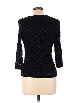 Brittany Black Short Sleeve Blouse (view 2)