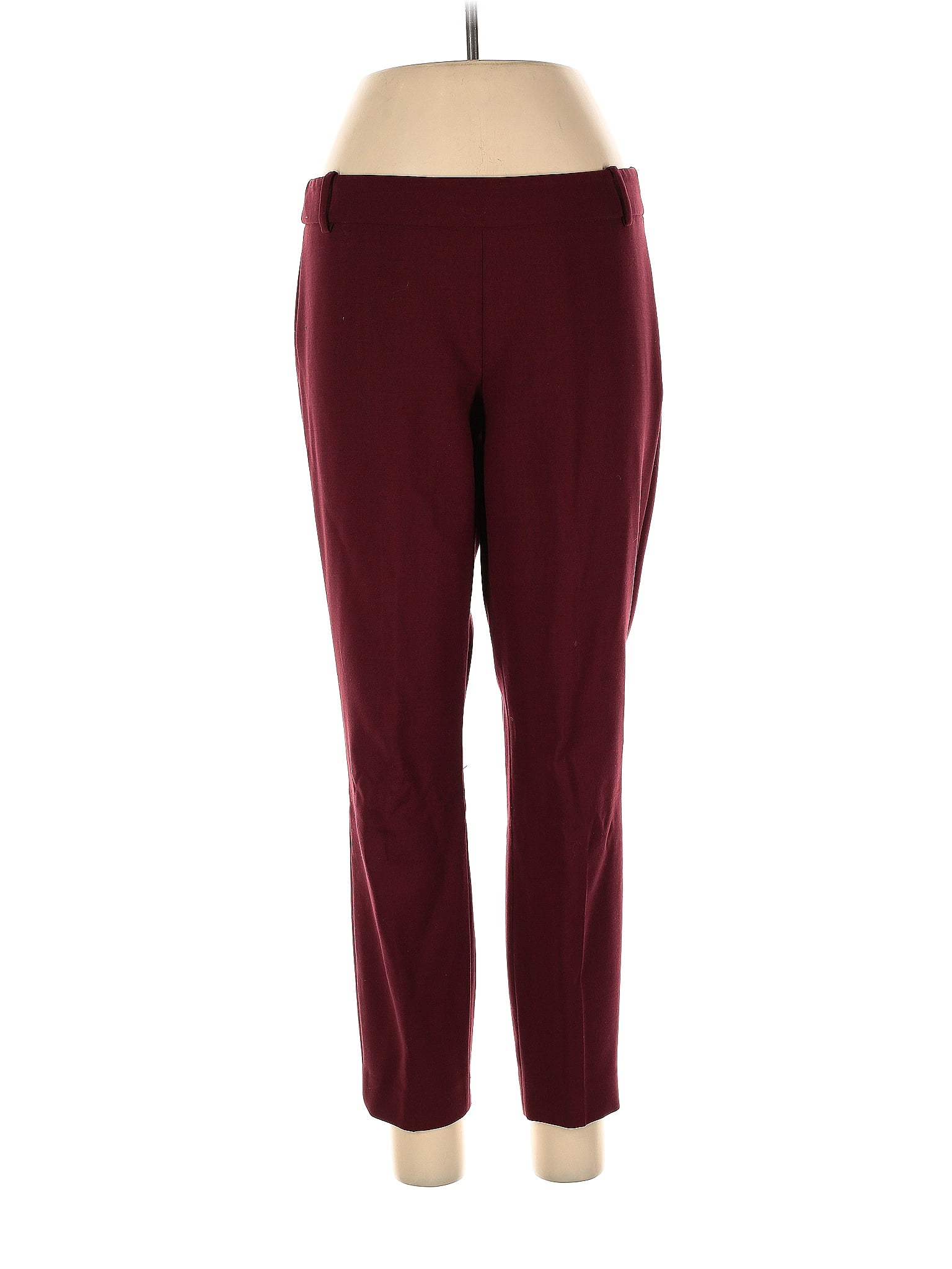 J.Crew Burgundy Wool Pants Size 10 - 73% off | thredUP