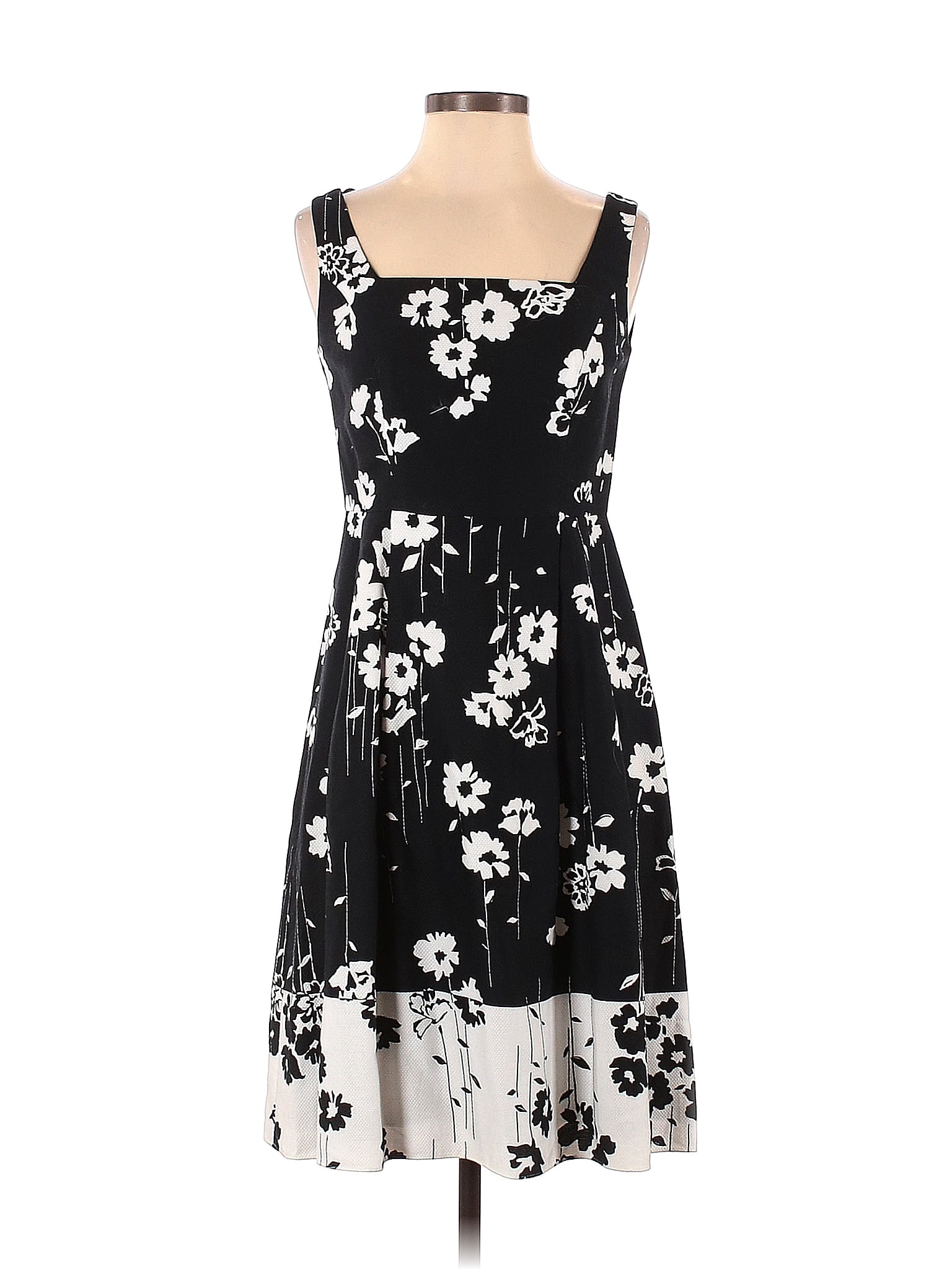 Talbots 100% Cotton Black Casual Dress Size 2 (Petite) - 79% off | thredUP