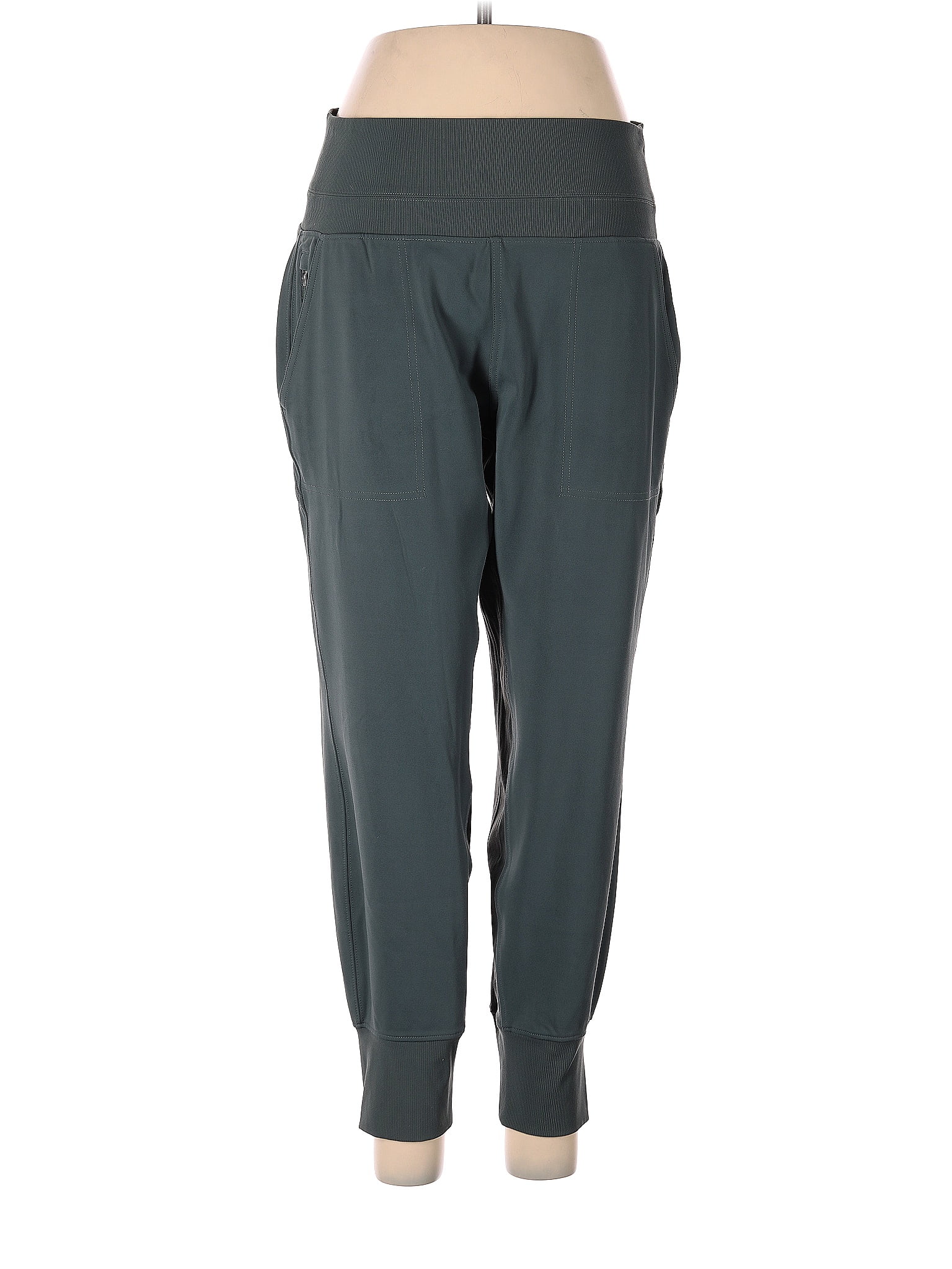 Athleta Teal Active Pants Size L (Petite) 48 off thredUP