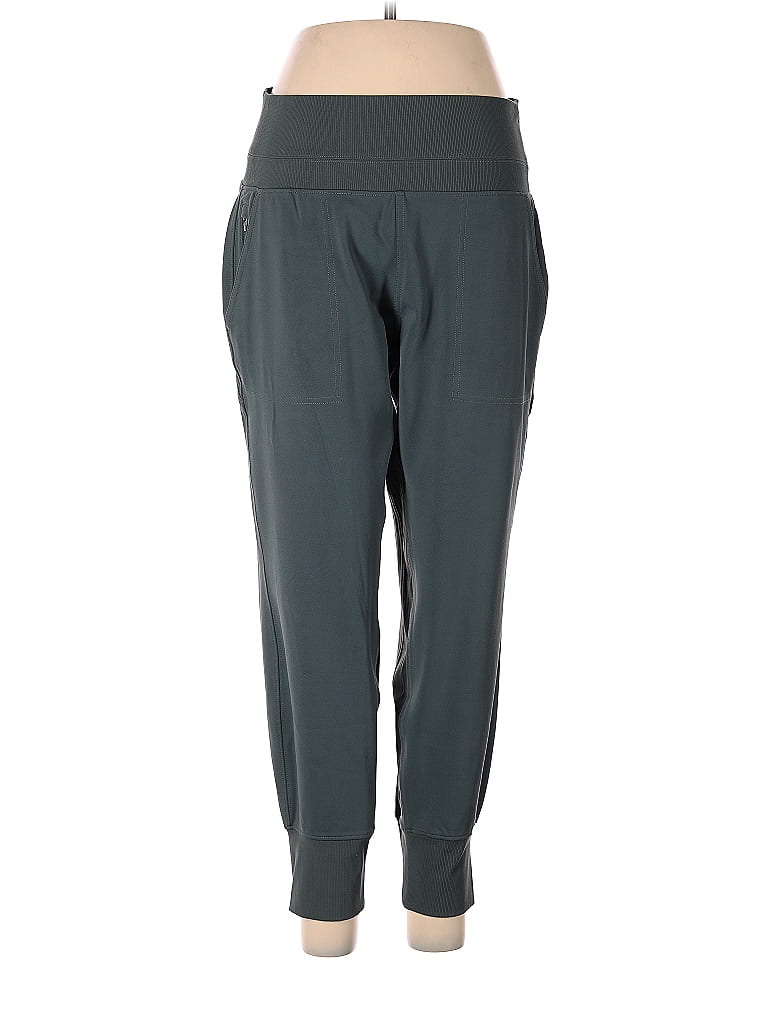 Athleta Teal Active Pants Size L (Petite) 48 off thredUP