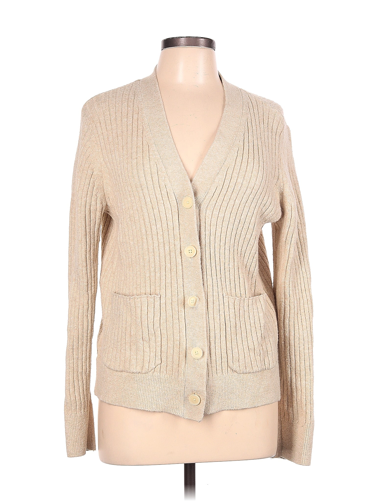 Ann Taylor LOFT Outlet Tan Cardigan Size L 50 off thredUP