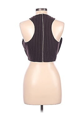 Charcoal Sleeveless Blouse (view 2)