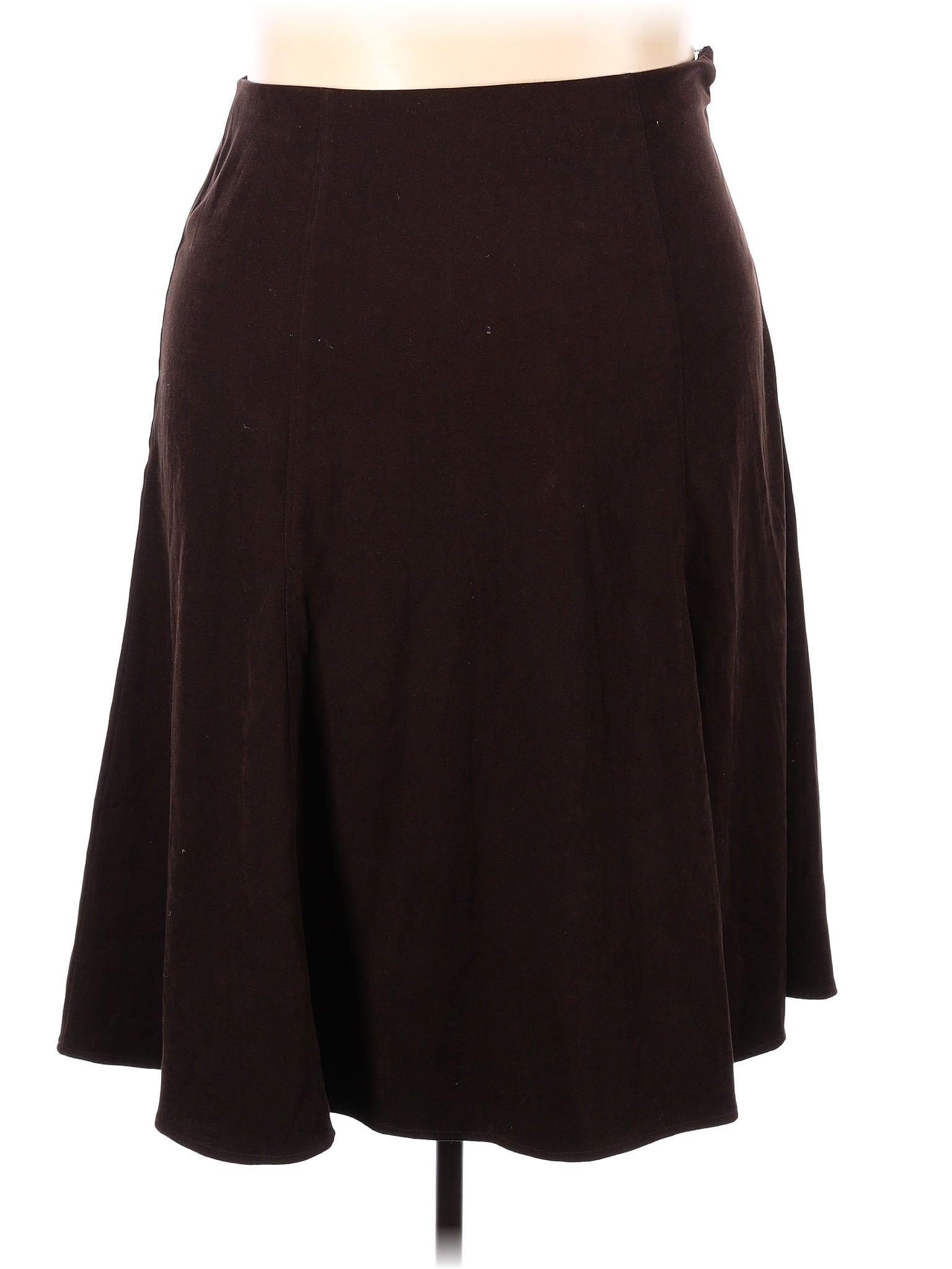 JM Collection Brown Casual Skirt Size 18 W (Plus) - 55% off | thredUP