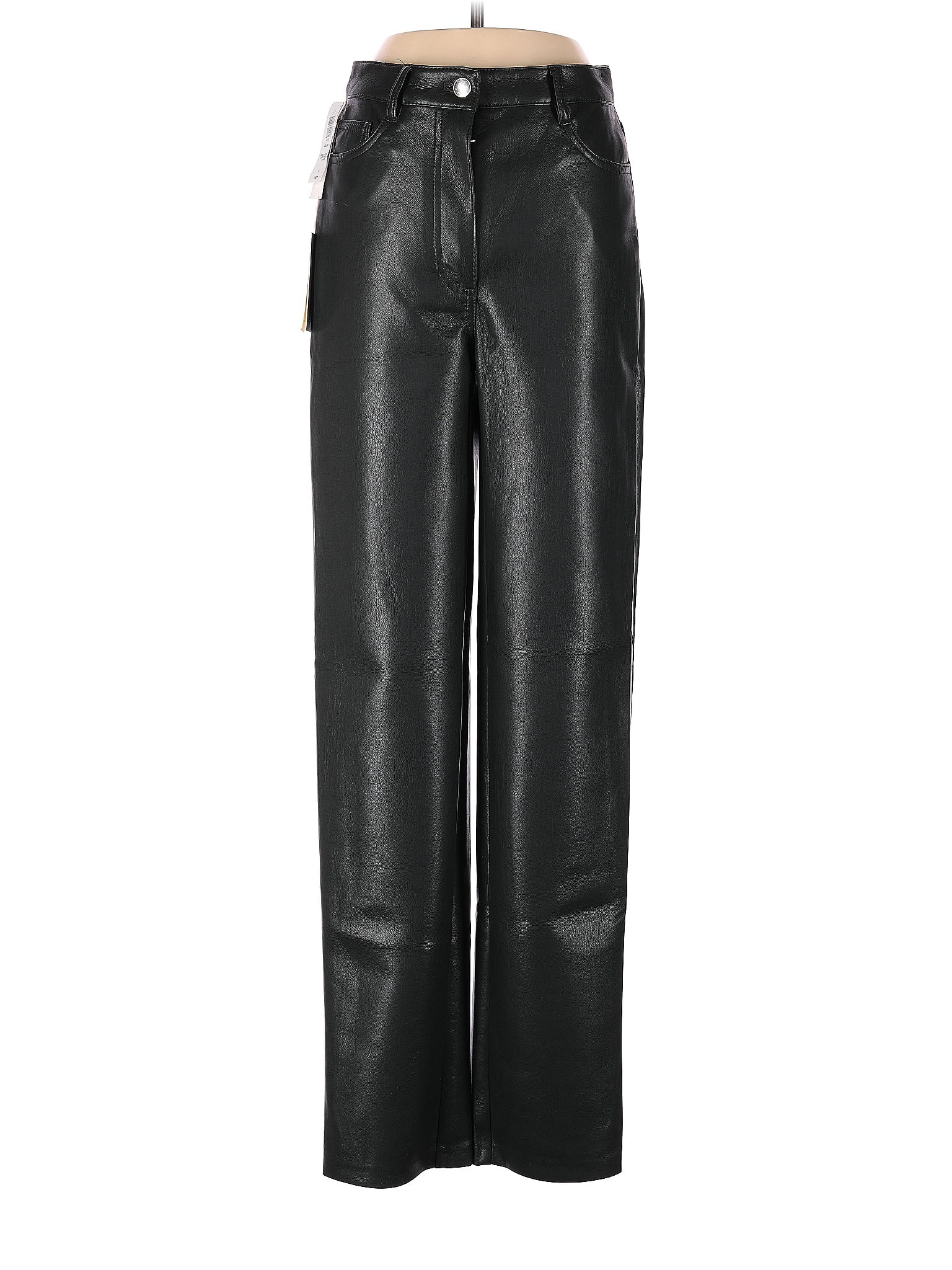 Wilfred 100 Polyurethane Black Faux Leather Pants Size 0 74 off