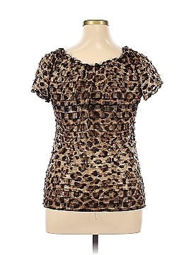 Once 1 Again Short Sleeve Blouse (view 2)