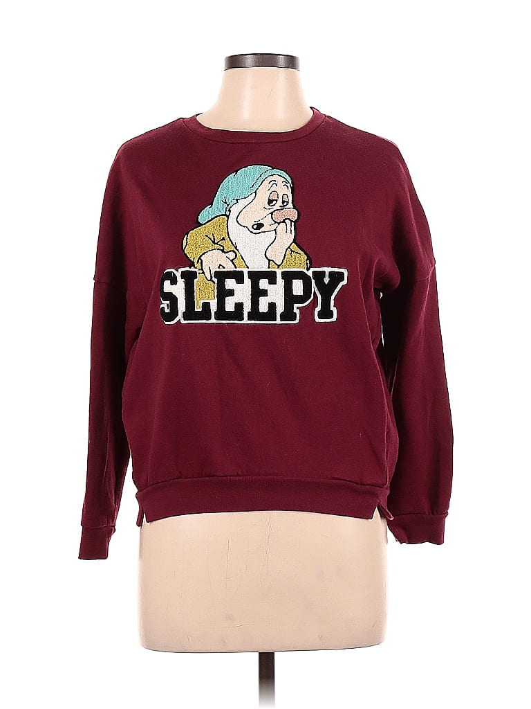 Disney Burgundy Sweatshirt Size M 46 off thredUP