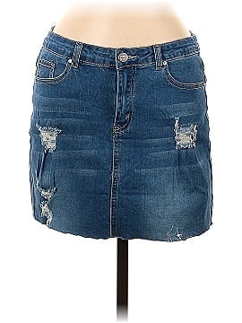 Buzz Jeans Denim Skirt (view 1)