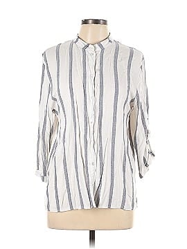 Atmosphere 3/4 Sleeve Button-Down Shirt (view 1)