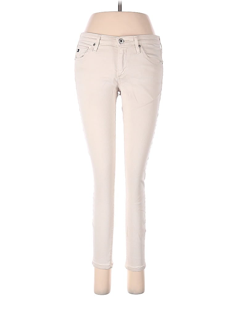 Pre-owned Adriano Goldschmied Jeans In White