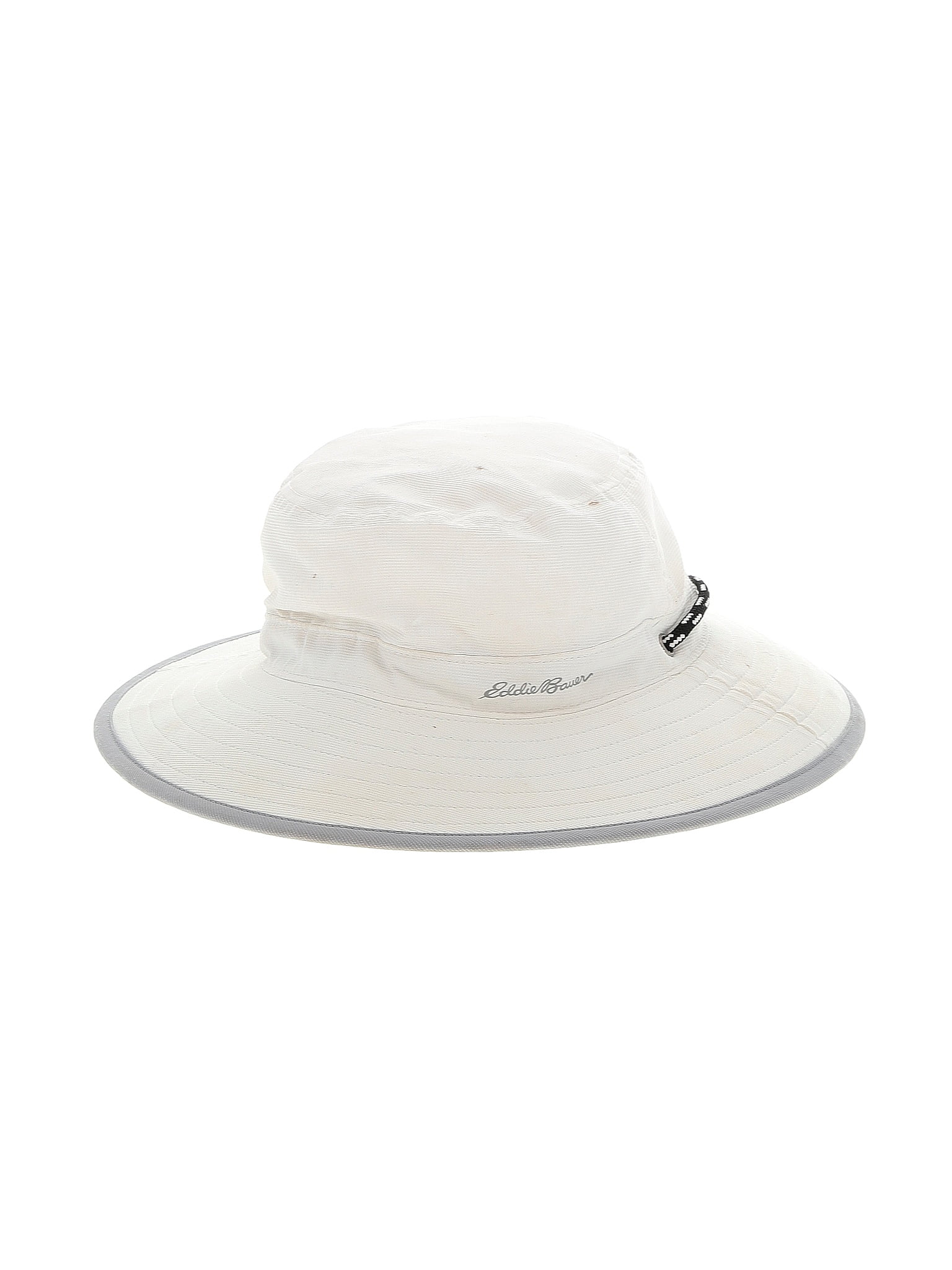Eddie Bauer 100 Polyester White Sun Hat Size Sm Med 50 off thredUP