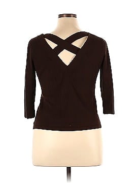 Lafayette 148 New York 3/4 Sleeve Top (view 2)