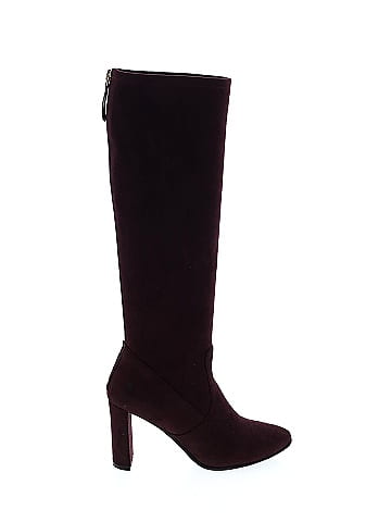 Nine west burgundy clearance boots