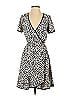 Slate & Willow 100% Polyester Animal Print Ivory Casual Dress Size XS - photo 1