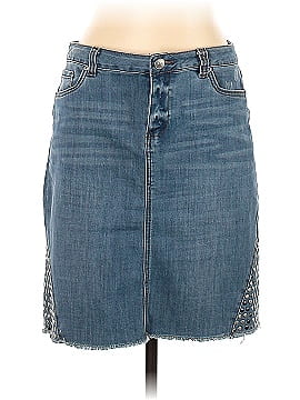 Baccini best sale denim skirt