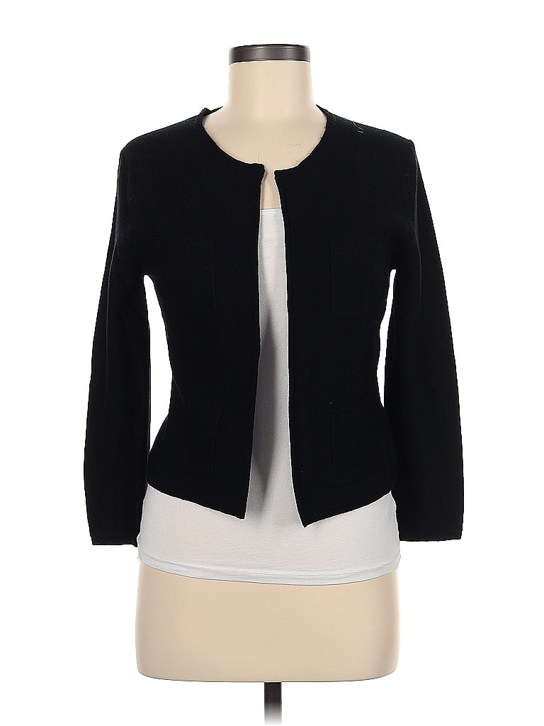 Tracy Reese 100% Merino Wool Black Wool Cardigan Size M - 79% off | thredUP