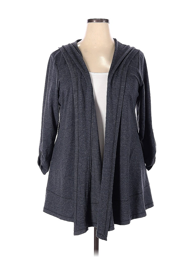 Baku Gray Cardigan Size 2X (Plus) - 68% off | thredUP