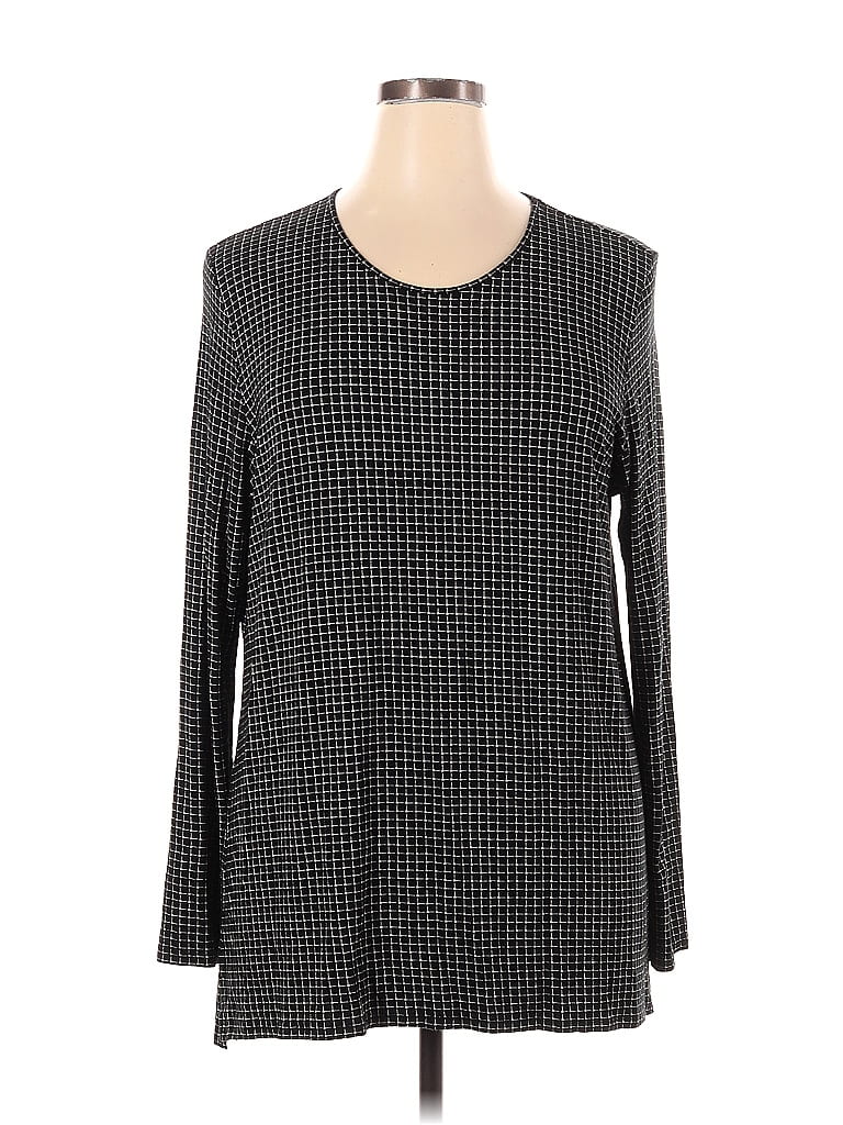 Jill Long Sleeve Tee in Black main image 1