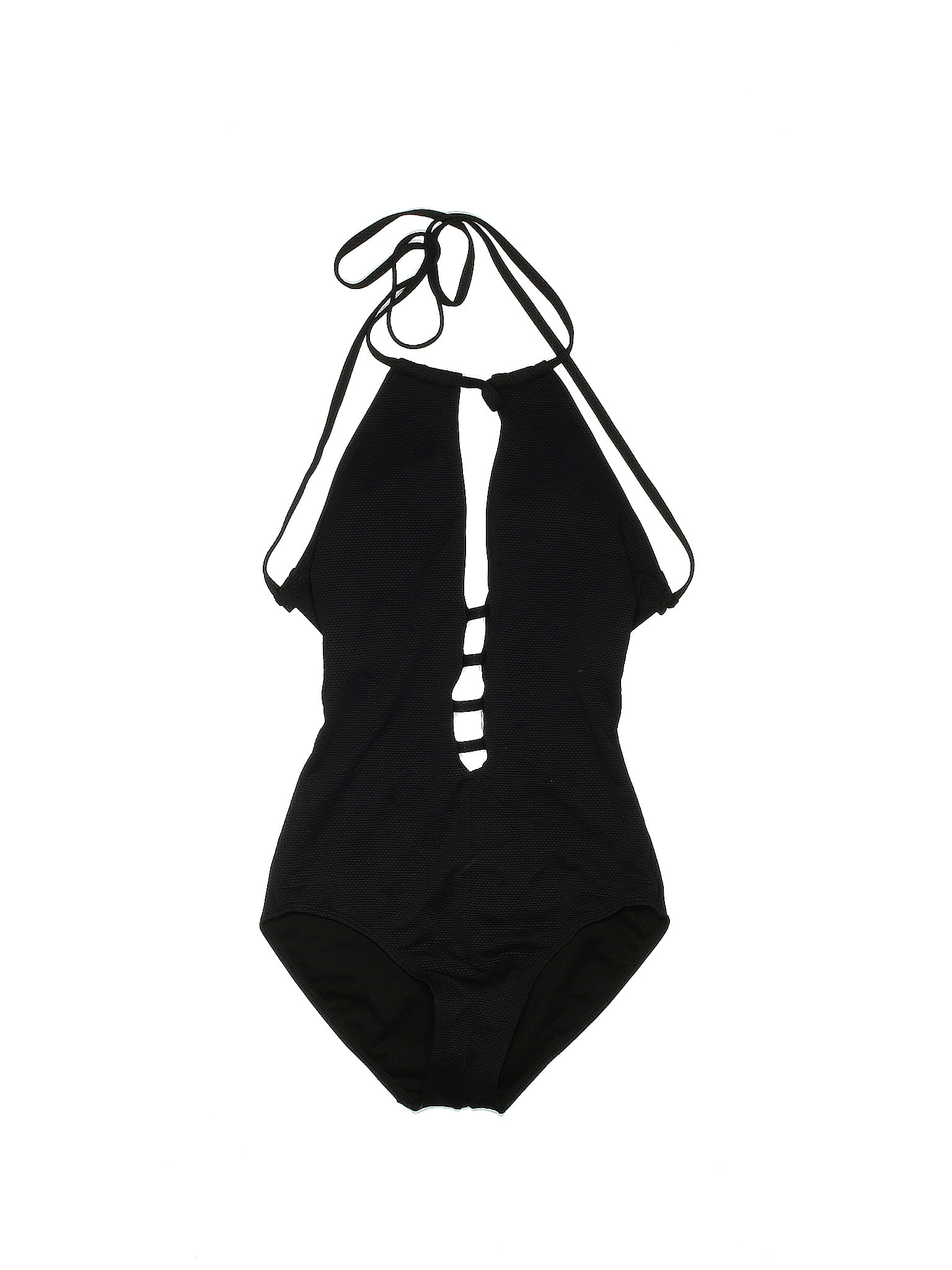 Rachel Roy Ruched Halter One Piece Swimsuit main image 1