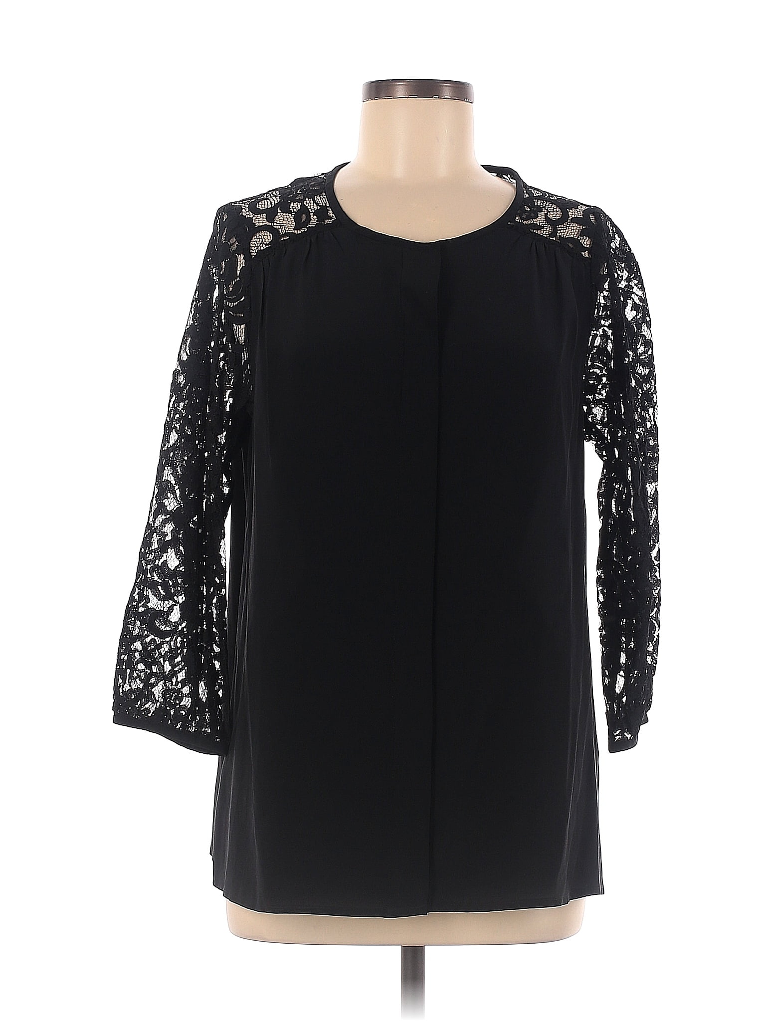 Shoshanna Black Long Sleeve Blouse Size 12 80 off thredUP