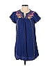 Andree by UNIT 100% Cotton Blue Casual Dress Size S - photo 1