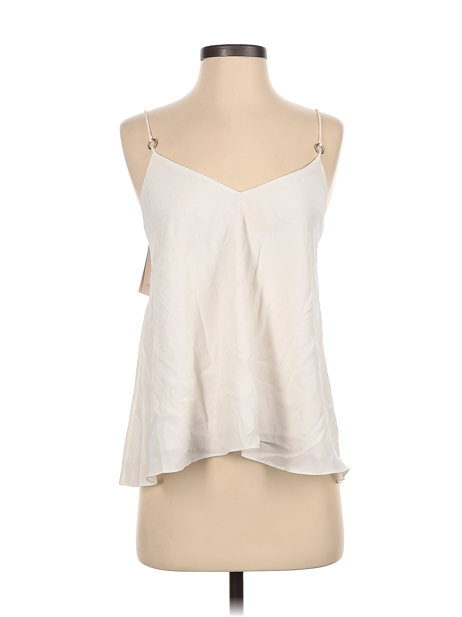 Cinq à Sept White Ivory Sleeveless Blouse Size XS 65 off ThredUp