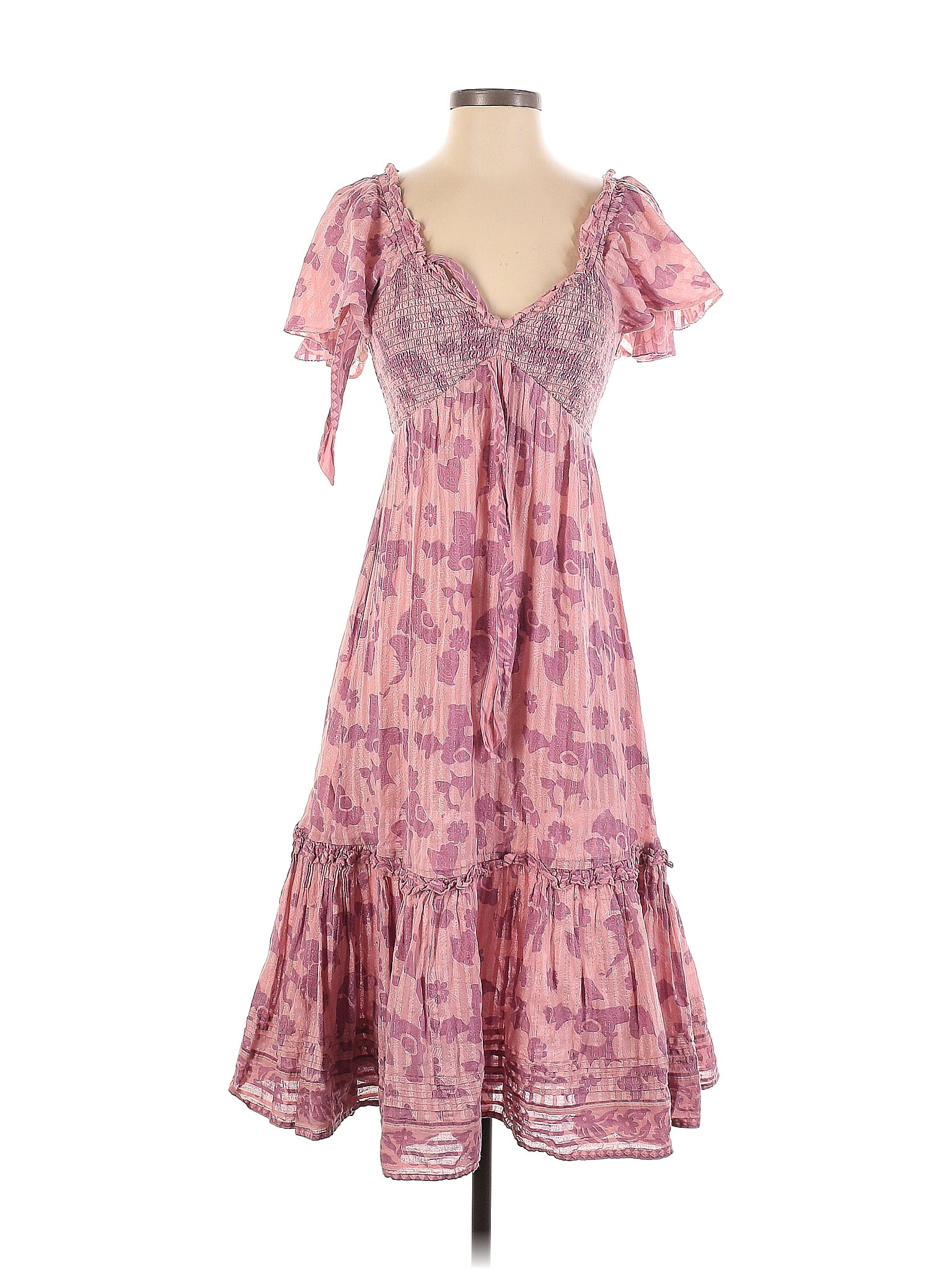 Cleobella Multi Color Pink Casual Dress Size XS - 66% off | thredUP
