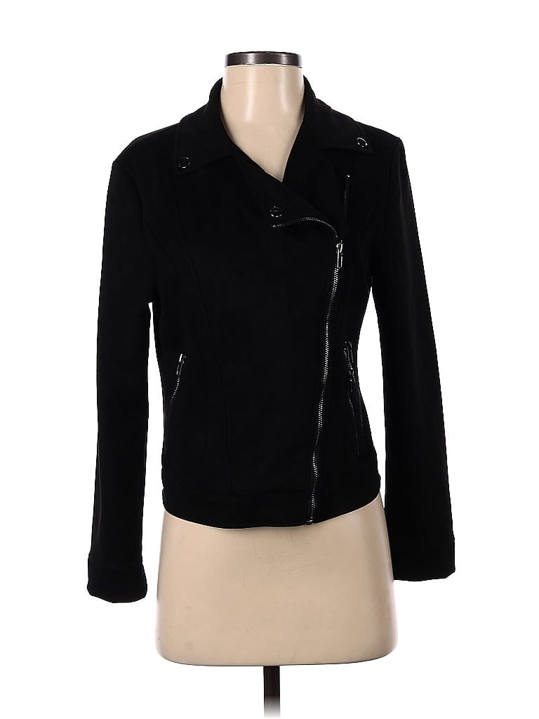 Alya 100% Polyester Black Jacket Size S - 47% off | thredUP