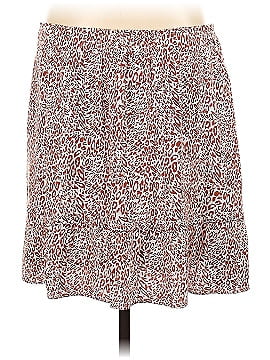 Ann Taylor LOFT Leopard Print Tiered Pull On Skirt (view 2)