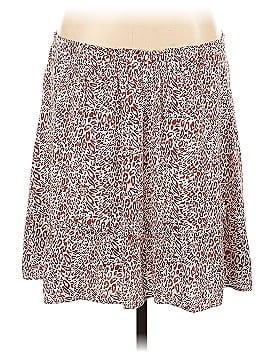 Ann Taylor LOFT Leopard Print Tiered Pull On Skirt (view 1)