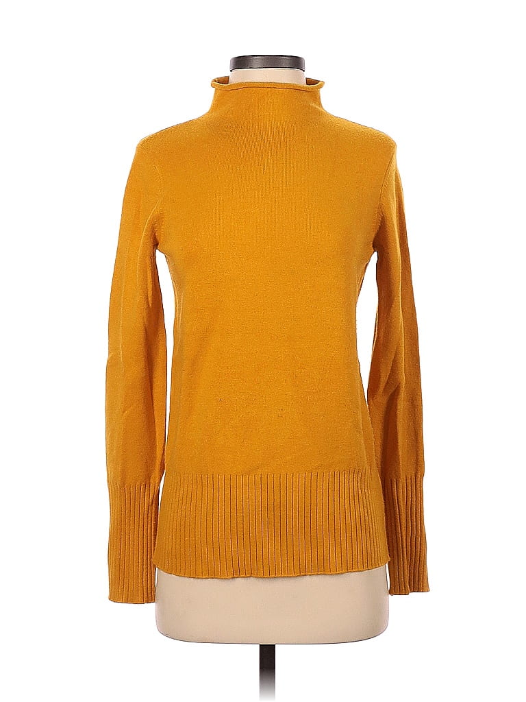 French Connection Womens Orla Flossy Turtleneck Sweater Green Size Small main image 1