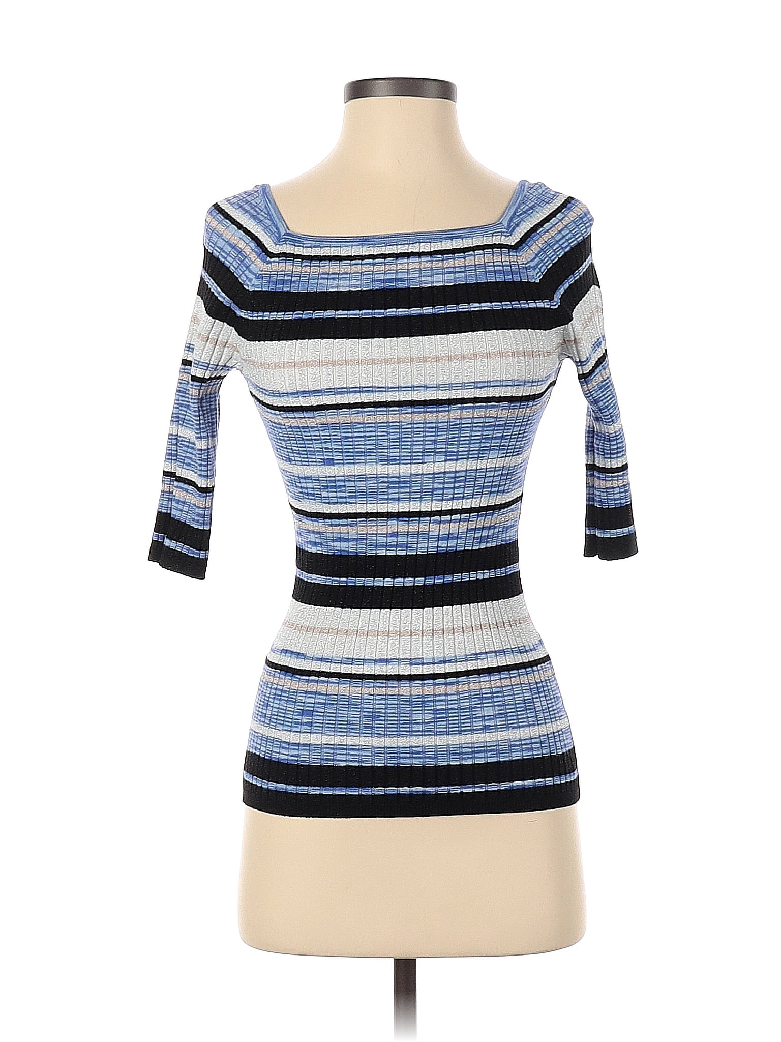 INC International Concepts Blue Long Sleeve Top Size S 73 off thredUP