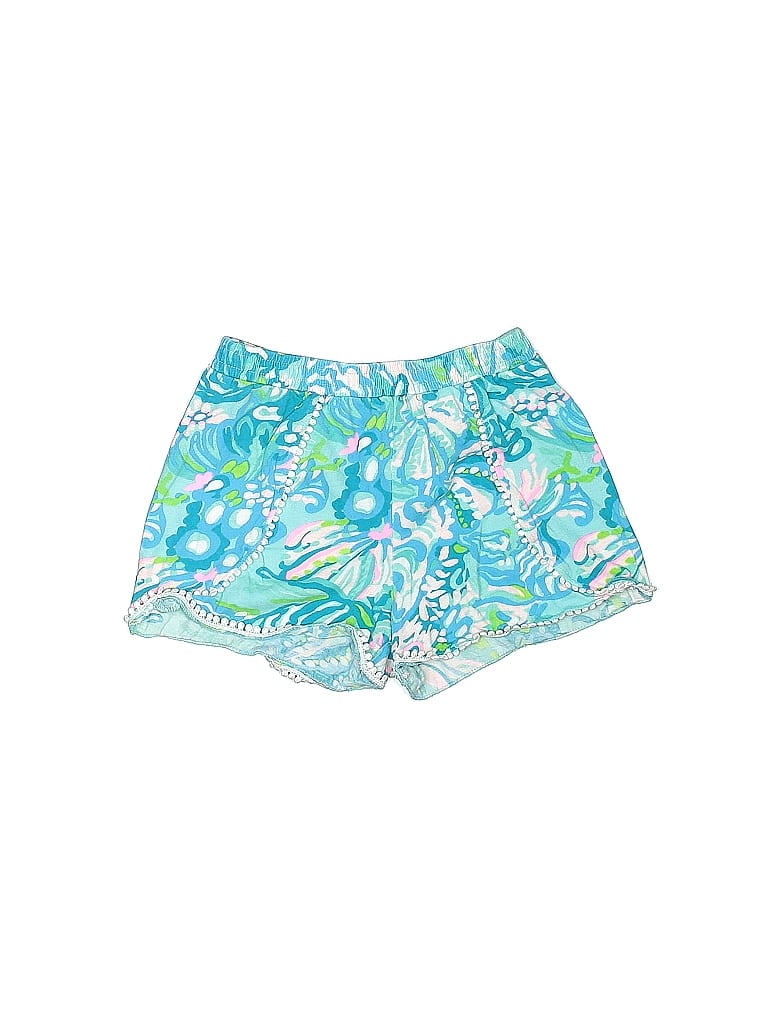 Lilly Pulitzer 100 Cotton Blue Shorts Size 4 22 Off Thredup