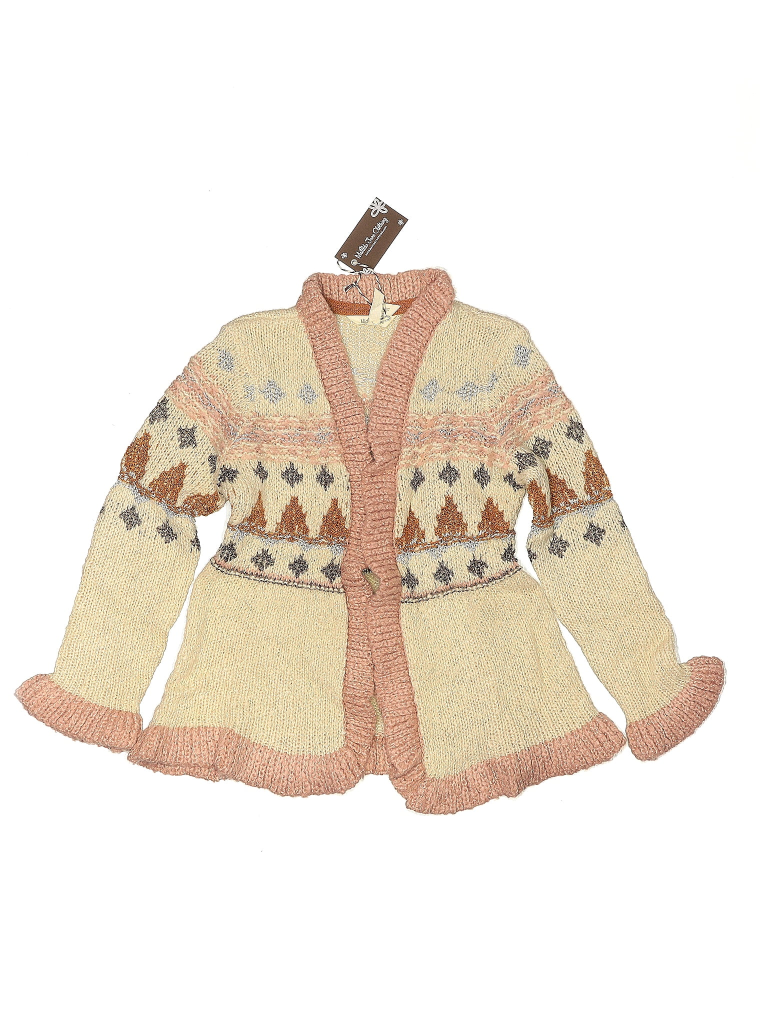 Robe/sautoir Matilda Jane Taille 8 - Couleur Tan-jaune, Occasion Très Bon état, Manches Sans Manches