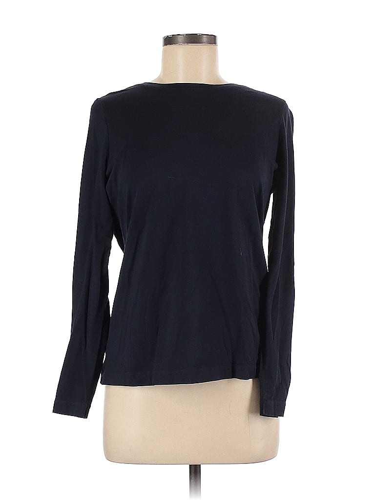 Lands' End Blue Long Sleeve T-Shirt Size M (Petite) - 67% off | ThredUp