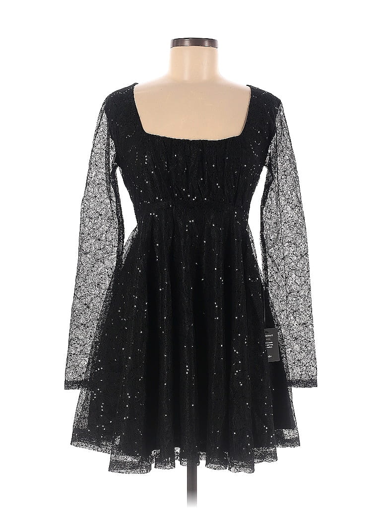 Lulus 100% Polyester Black Casual Dress Size M - 70% off | thredUP
