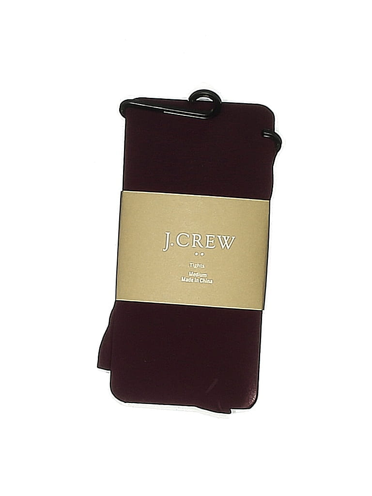 J.Crew Factory Store Burgundy Tights Size M 24 off ThredUp