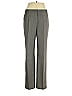Le Suit 100% Polyester Tweed Chevron-herringbone Gray Dress Pants Size 8 - photo 1