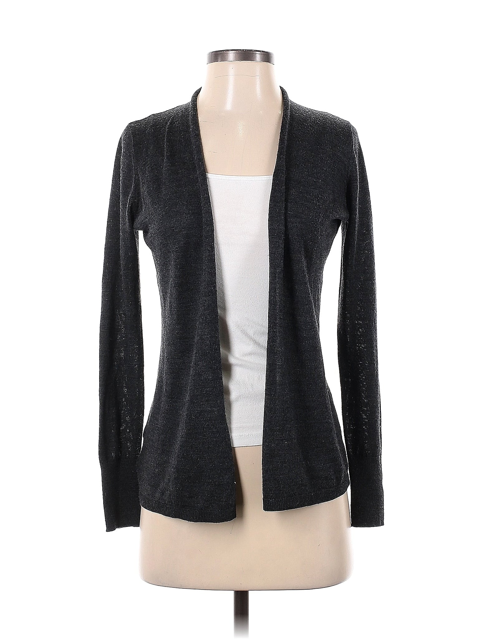 Jupe Crayon Ann Taylor Loft, Taille 6, Grise, Longueur Sous Le Genou