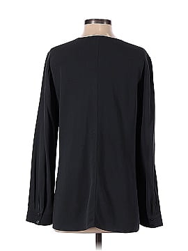 Eileen Fisher Long Sleeve Silk Top (view 2)