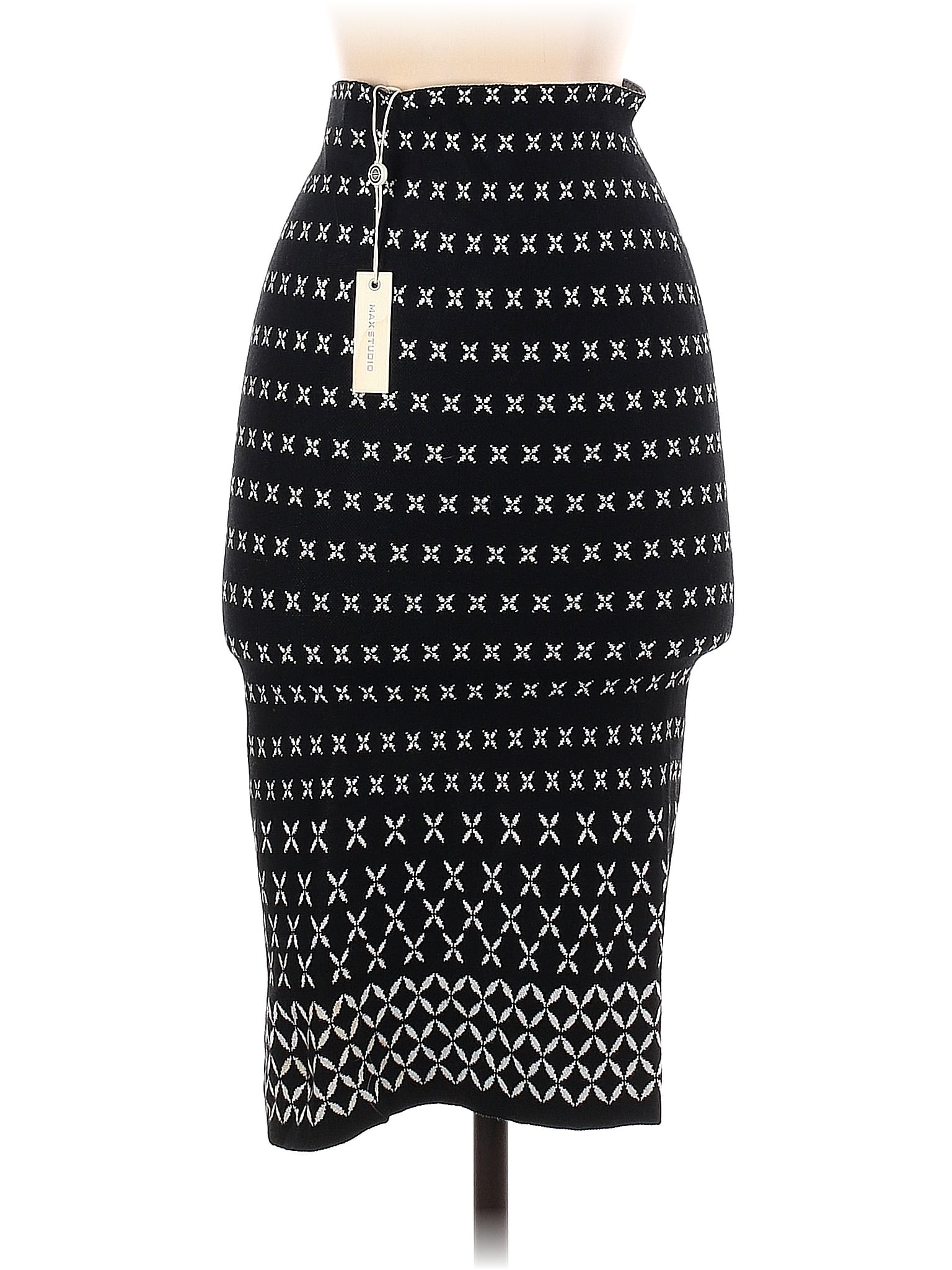 Max Studio Black Casual Skirt Size XS - 75% off | thredUP