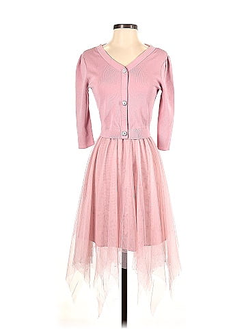 GOELIA Pink Casual Dress Size S - 75% off