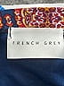 French Grey Paisley Graphic Red Active Skirt Size S - photo 3
