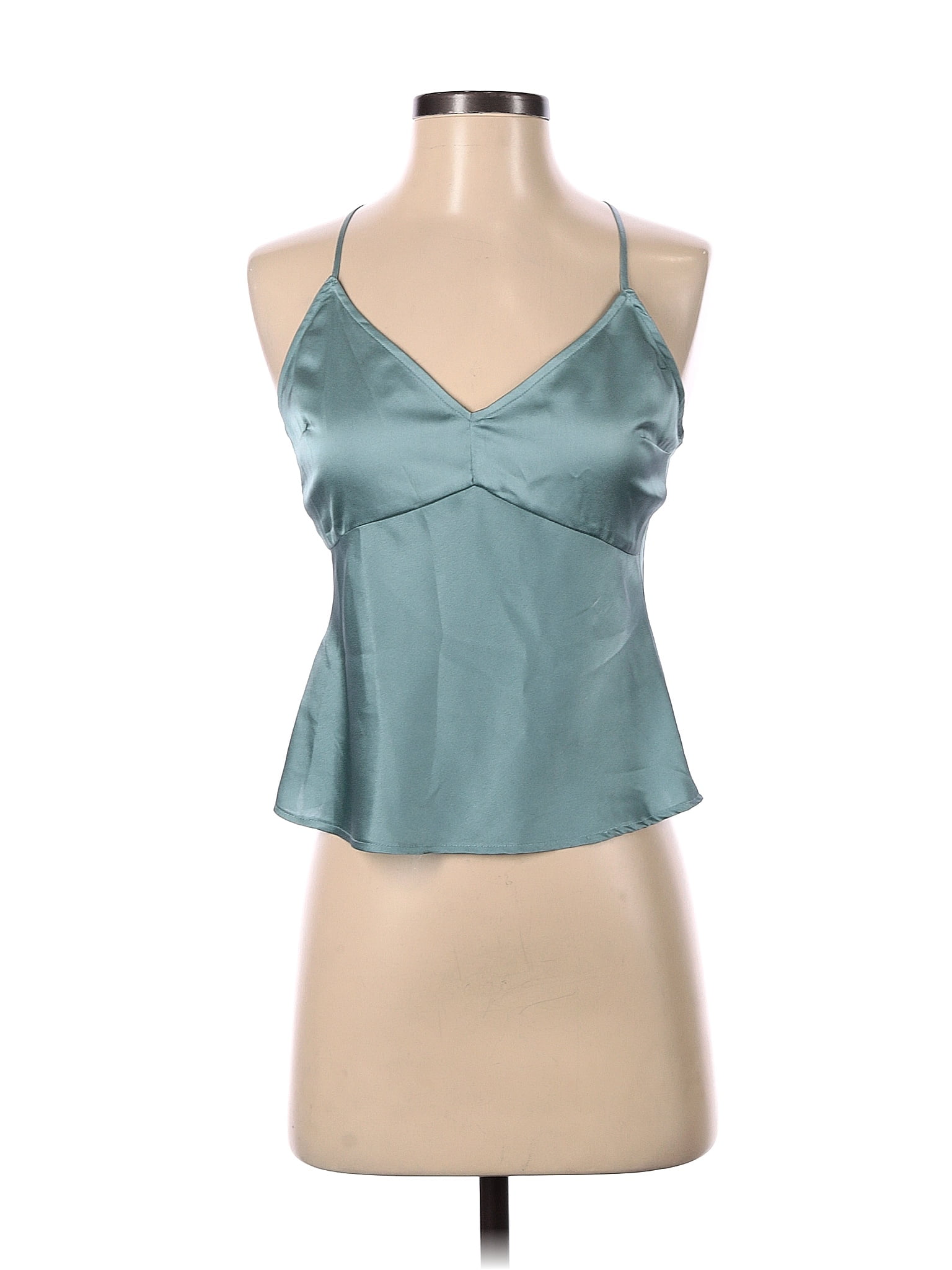 Abercrombie & Fitch Teal Sleeveless Blouse Size XS 68 off thredUP