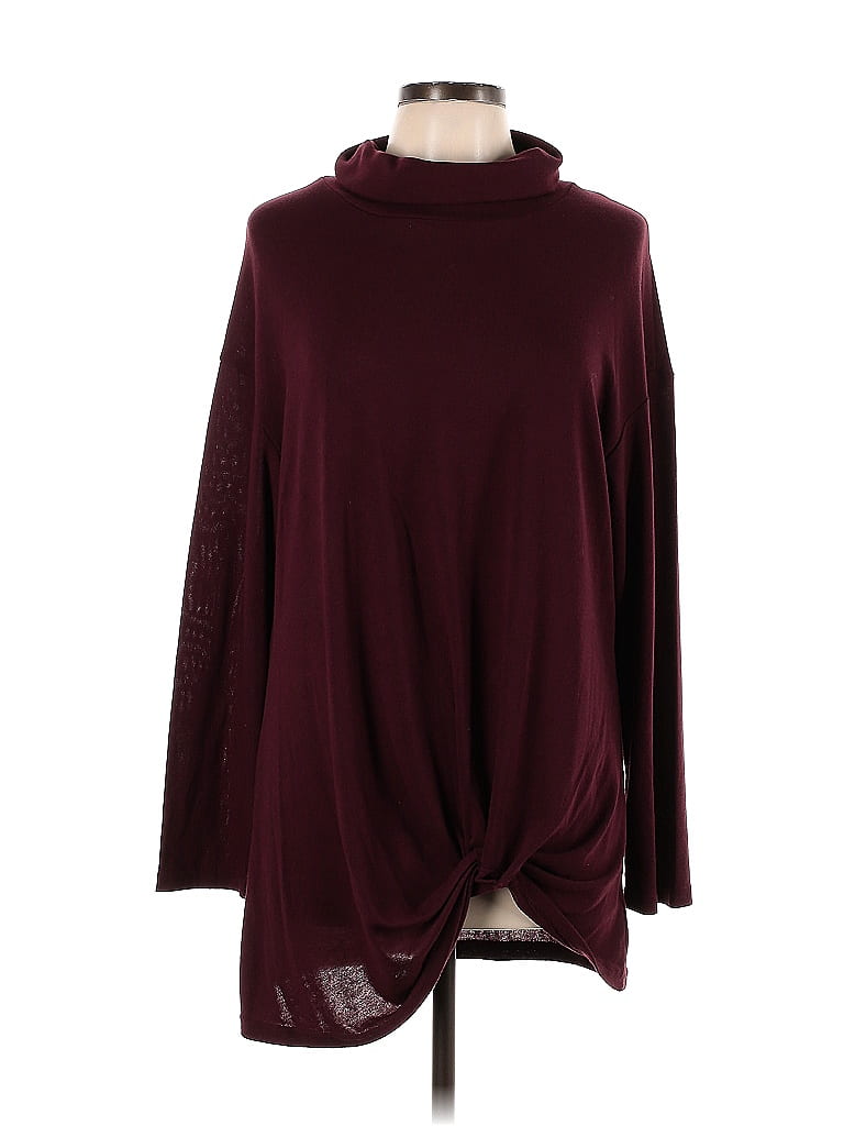 leo rosi Burgundy Pullover Sweater Size L - photo 1