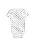 Carter's 100% Cotton Print White Short Sleeve Onesie Size Newborn - photo 1