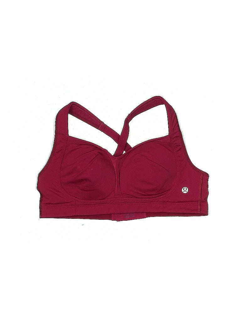 Lululemon Athletica Burgundy Sports Bra Size Lg (36C) - 54% off