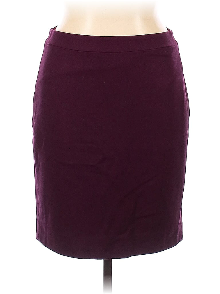 J.Crew Factory Store Burgundy Casual Skirt Size 14 65 off thredUP
