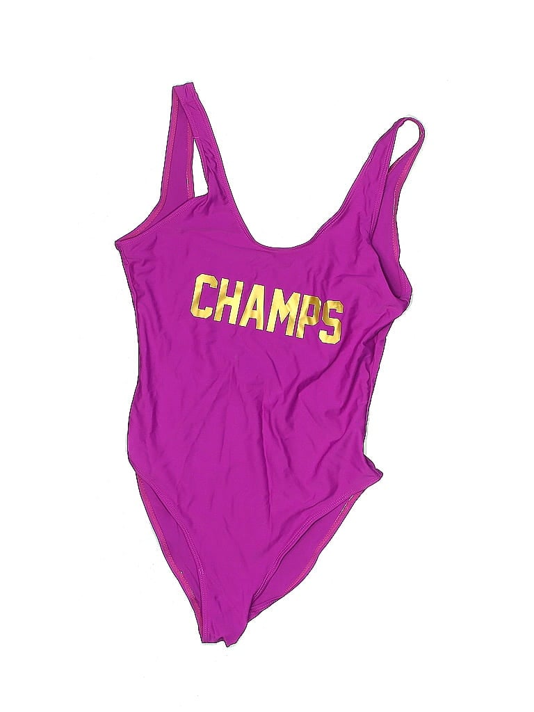 Pre-owned Unbranded Bodysuit In Purple