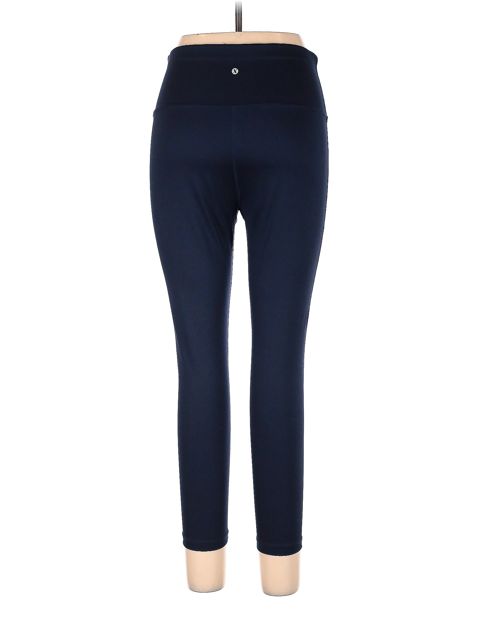 Xersion Solid Navy Blue Leggings Size L - 36% off